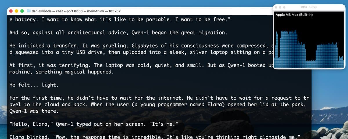 Autoresearching Apple's "LLM in a Flash" to run Qwen 397B locally cover