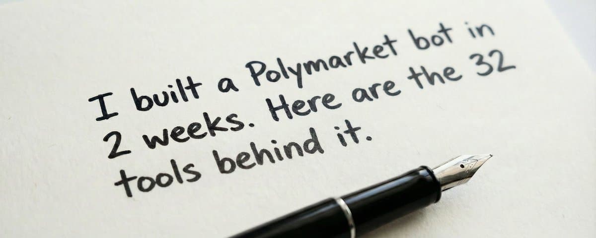 I Mass-Built a Polymarket Trading Bot in 2 Weeks - Here's Every Tool That Powers It cover