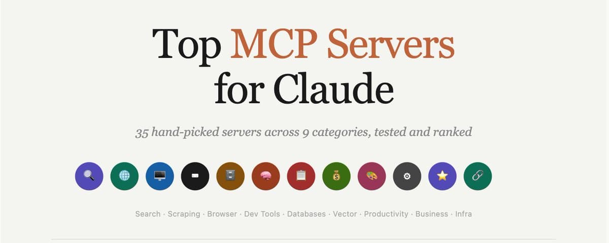 Top MCP Servers That Turn Claude Into a Productivity Machine cover