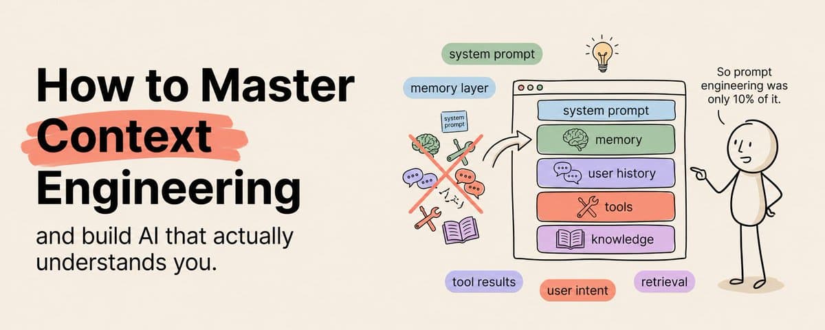 How to Master Context Engineering & Build AI Systems That Actually Understand You (Full Course) cover